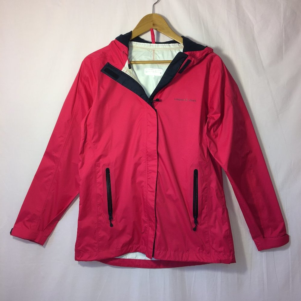 Vineyard Vines Hot Pink Stow-and-Go Jacket - Picture 1 of 5